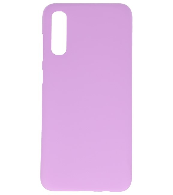 Farve TPU taske til Samsung Galaxy A20s Purple