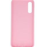 Coque TPU couleur pour Samsung Galaxy A20s Rose