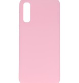 Color TPU case for Samsung Galaxy A20s Pink