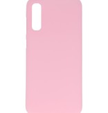 Custodia in TPU a colori per Samsung Galaxy A20s rosa