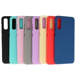 Funda de TPU en color para Samsung Galaxy A20s Turquesa