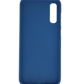 Coque TPU couleur pour Samsung Galaxy A50s Marine