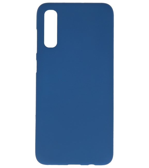 Farve TPU taske til Samsung Galaxy A50s Navy