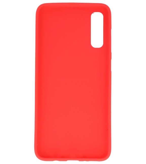 Color TPU case for Samsung Galaxy A50s red