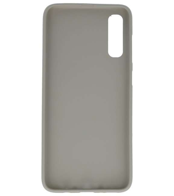Farve TPU taske til Samsung Galaxy A50s grå