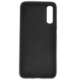 Custodia in TPU a colori per Samsung Galaxy A70s nera