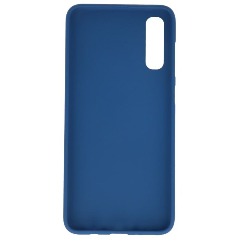 Funda de TPU en color para Samsung Galaxy A70s Azul marino