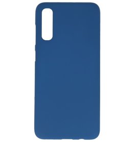 Coque TPU couleur pour Samsung Galaxy A70s Navy