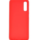Farve TPU taske til Samsung Galaxy A70s rød
