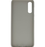 Farve TPU taske til Samsung Galaxy A70s grå