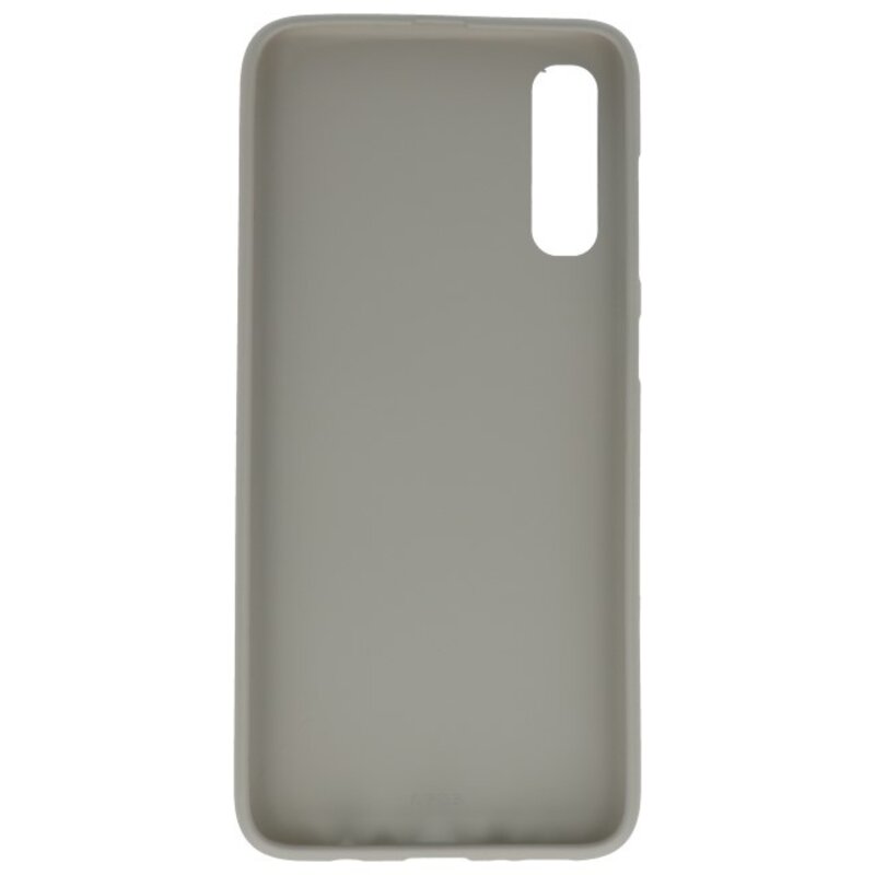 Custodia in TPU a colori per Samsung Galaxy A70s grigia