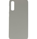 Funda de TPU en color para Samsung Galaxy A70s gris