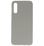 Custodia in TPU a colori per Samsung Galaxy A70s grigia