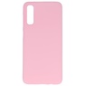 Coque en TPU couleur pour Samsung Galaxy A70s rose