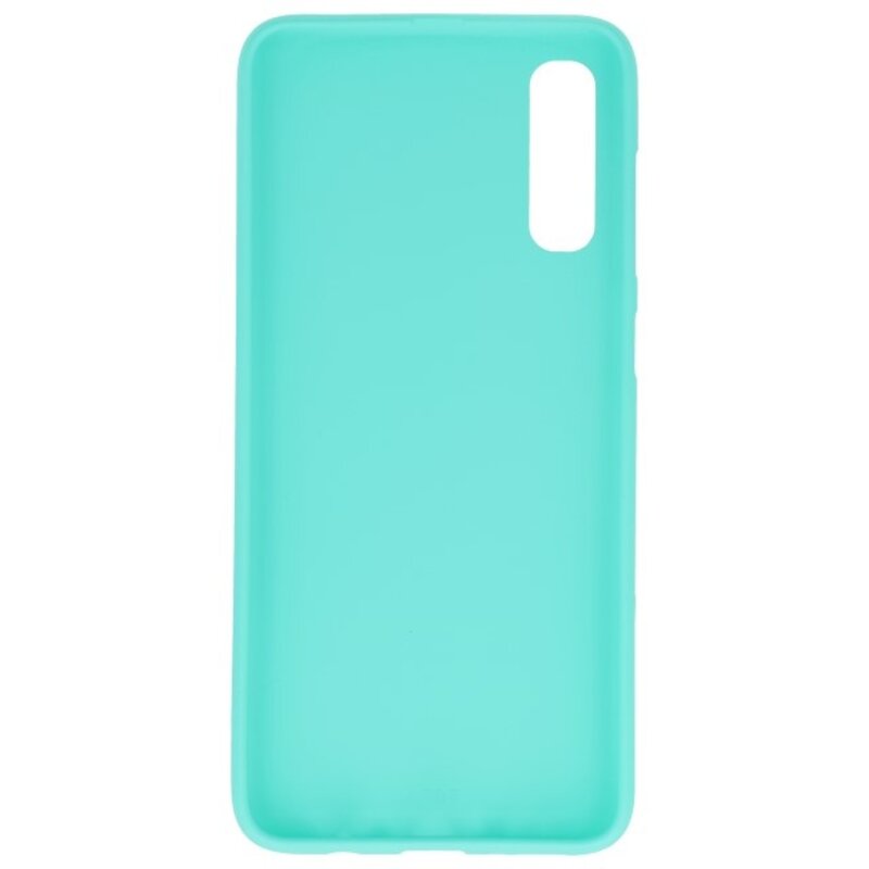 Farve TPU taske til Samsung Galaxy A70s turkis