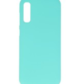 Coque en TPU couleur pour Samsung Galaxy A70s Turquoise
