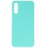 Farve TPU taske til Samsung Galaxy A70s turkis