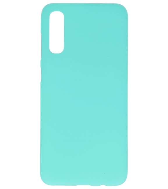 Coque en TPU couleur pour Samsung Galaxy A70s Turquoise