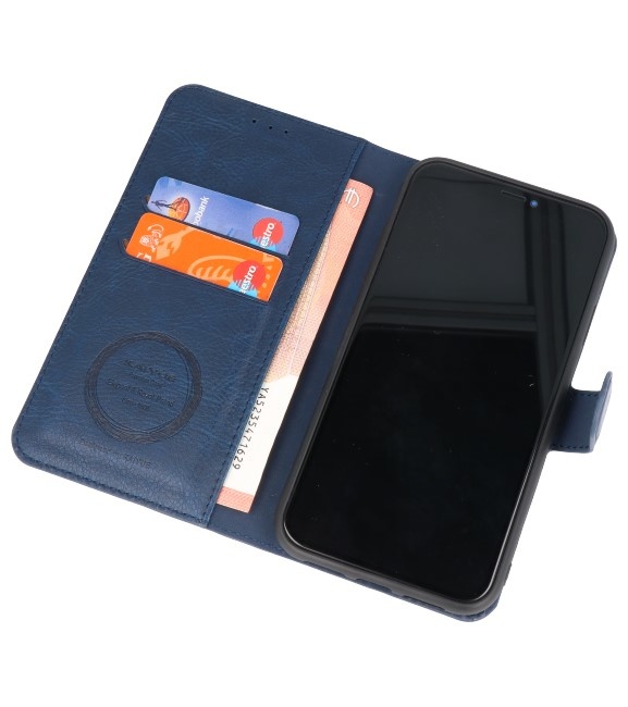 Luxury Wallet Case for iPhone 11 Navy