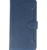 Custodia a portafoglio di lusso per iPhone 11 Navy