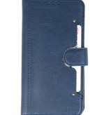 Custodia a portafoglio di lusso per iPhone 11 Navy