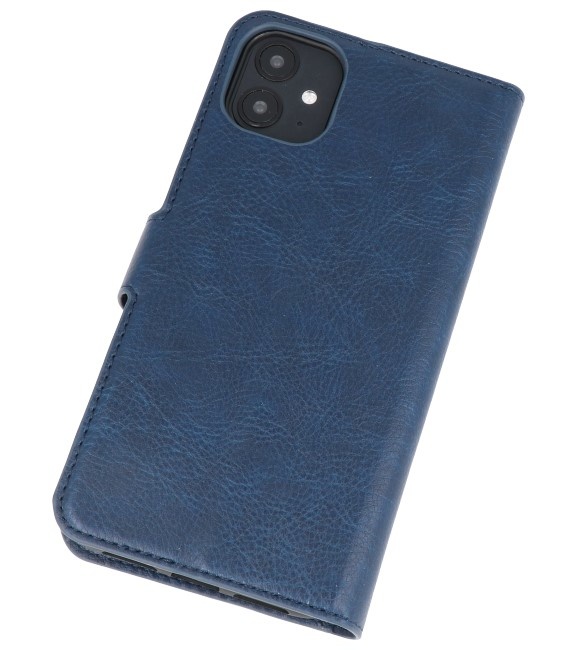 Custodia a portafoglio di lusso per iPhone 11 Navy