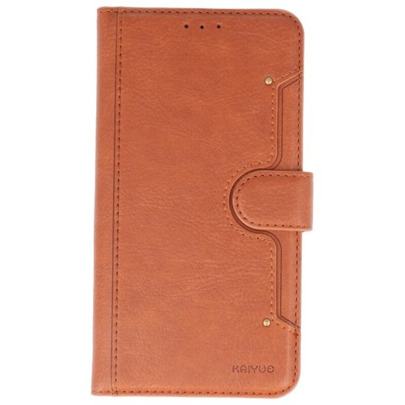 Luxury Wallet Case for iPhone 11 Brown