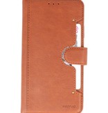 KAIYUE Luxe Portemonnee Hoesje voor iPhone 11 Bruin