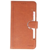 KAIYUE Luxe Portemonnee Hoesje voor iPhone 11 Bruin