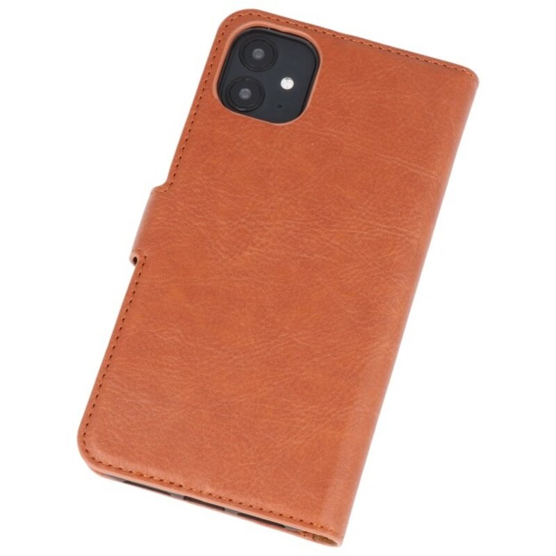 Luxury Wallet Case for iPhone 11 Brown