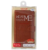 Luxury Wallet Case for iPhone 11 Brown