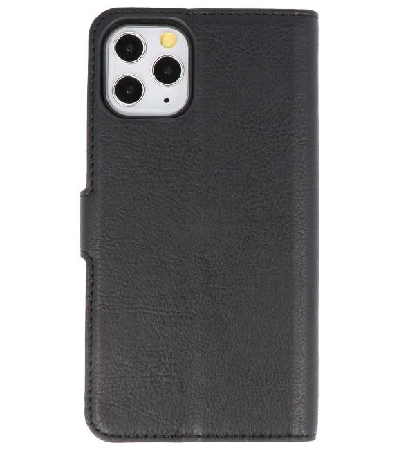 Étui portefeuille de luxe pour iPhone 11 Pro noir
