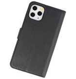 Funda billetera de lujo para iPhone 11 Pro Black