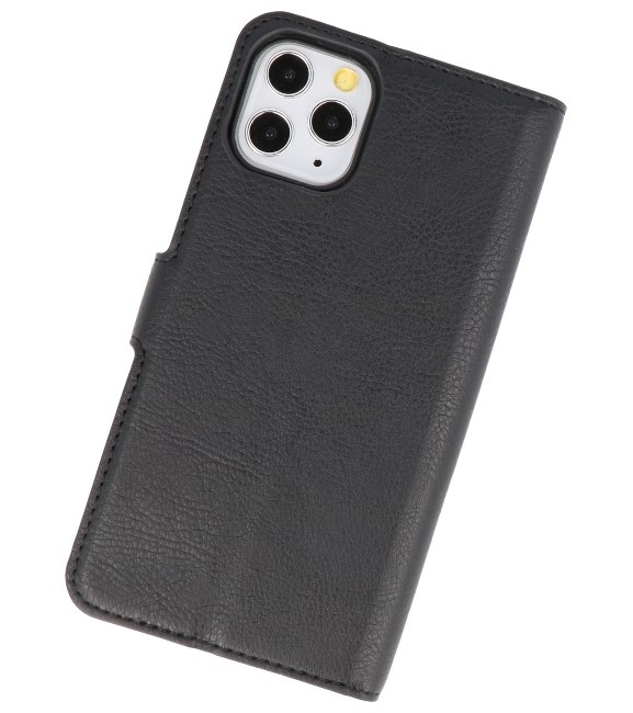 Étui portefeuille de luxe pour iPhone 11 Pro noir