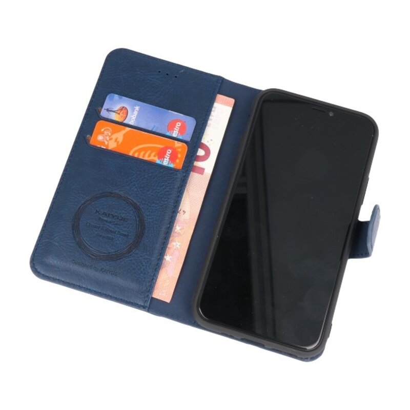 Luxury Wallet Case for iPhone 11 Pro Navy