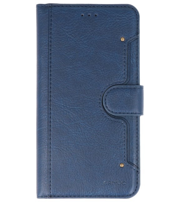 KAIYUE Luxe Portemonnee Hoesje voor iPhone 11 Pro Navy