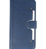 KAIYUE Luxe Portemonnee Hoesje voor iPhone 11 Pro Navy