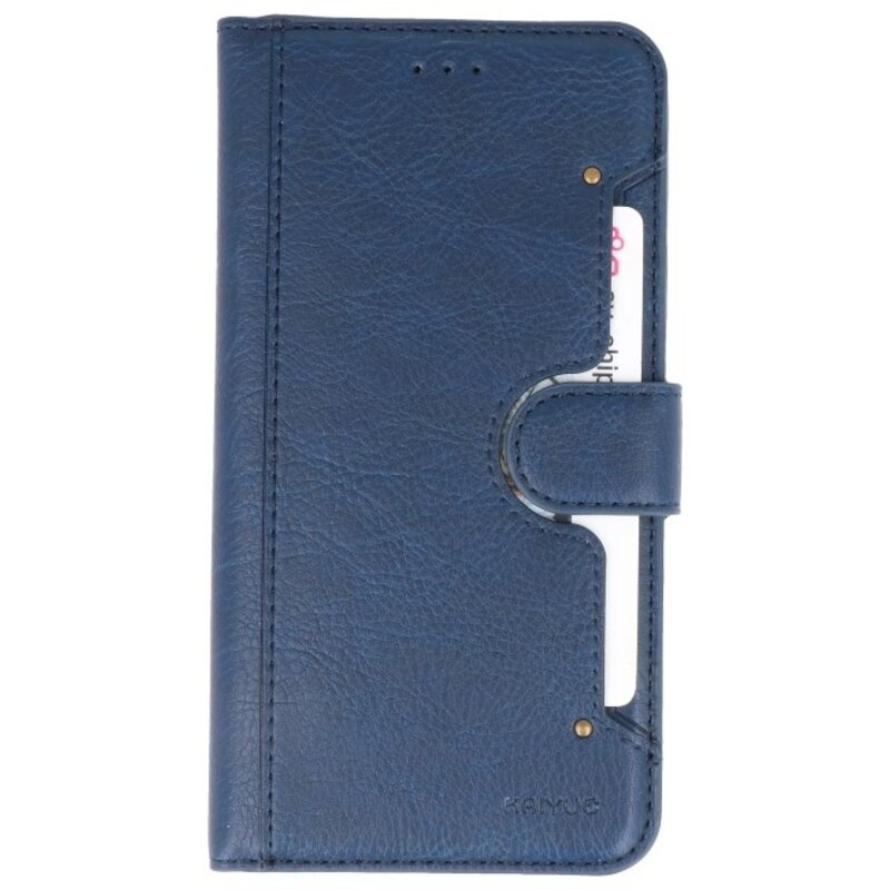 Étui portefeuille de luxe pour iPhone 11 Pro Navy