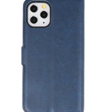 KAIYUE Luxe Portemonnee Hoesje voor iPhone 11 Pro Navy