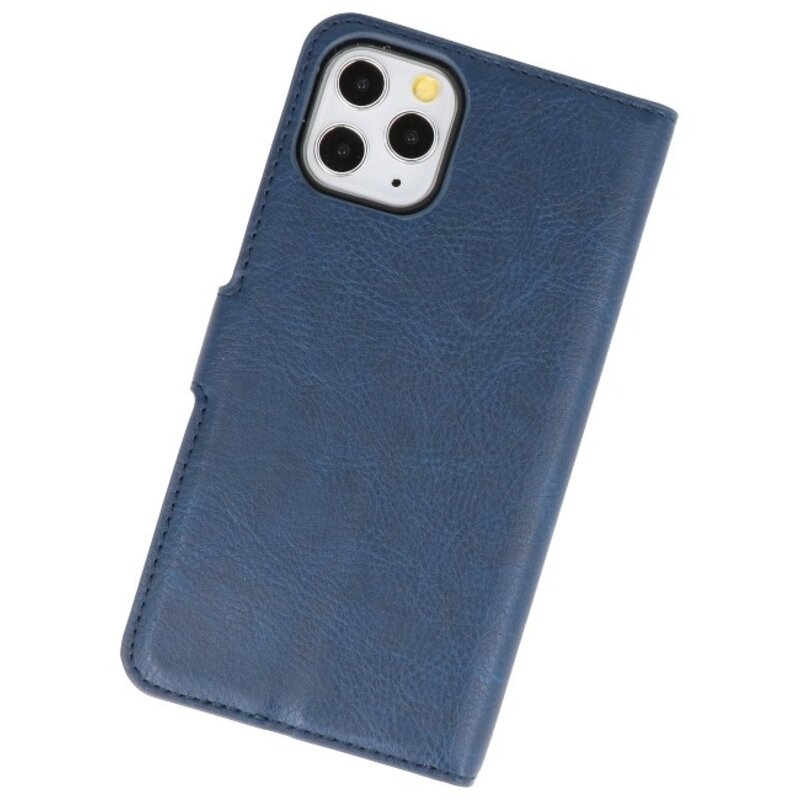 Étui portefeuille de luxe pour iPhone 11 Pro Navy