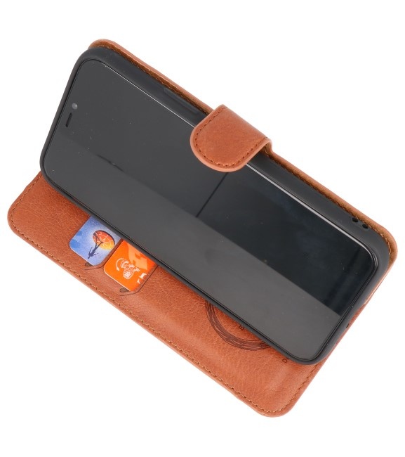 Custodia a portafoglio di lusso per iPhone 11 Pro marrone