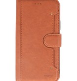 KAIYUE Luxe Portemonnee Hoesje voor iPhone 11 Pro Bruin