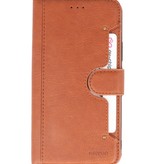 KAIYUE Luxe Portemonnee Hoesje voor iPhone 11 Pro Bruin