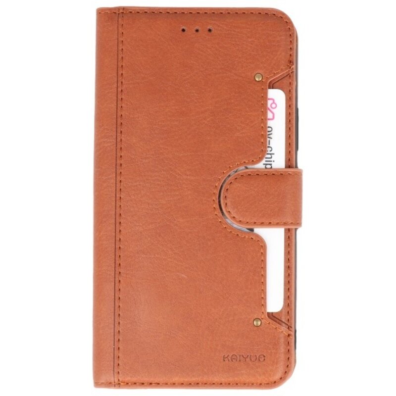 Luxury Wallet Case for iPhone 11 Pro Brown