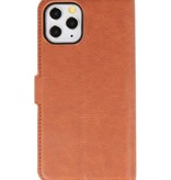 KAIYUE Luxe Portemonnee Hoesje voor iPhone 11 Pro Bruin