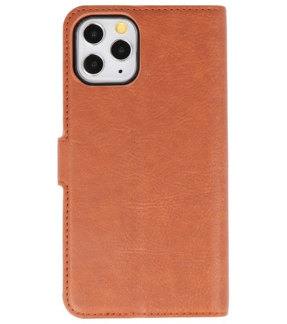 Étui portefeuille de luxe pour iPhone 11 Pro marron
