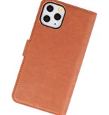 Funda billetera de lujo para iPhone 11 Pro Brown