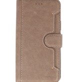 KAIYUE Luxe Portemonnee Hoesje voor iPhone 11 Pro Grijs