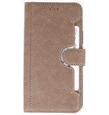 Étui portefeuille de luxe pour iPhone 11 Pro Gris