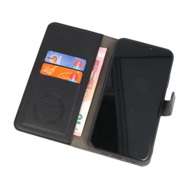 Custodia a portafoglio di lusso per iPhone 11 Pro Max nera